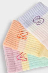Baby Girl Non-Slip Sole 3-Pack Cotton Long Socks