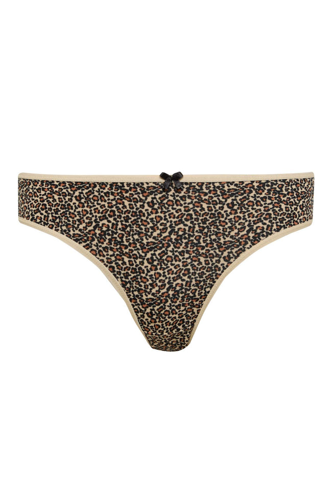 Fall in Love Leopard Patterned 3 Piece Slip Panties Main Image