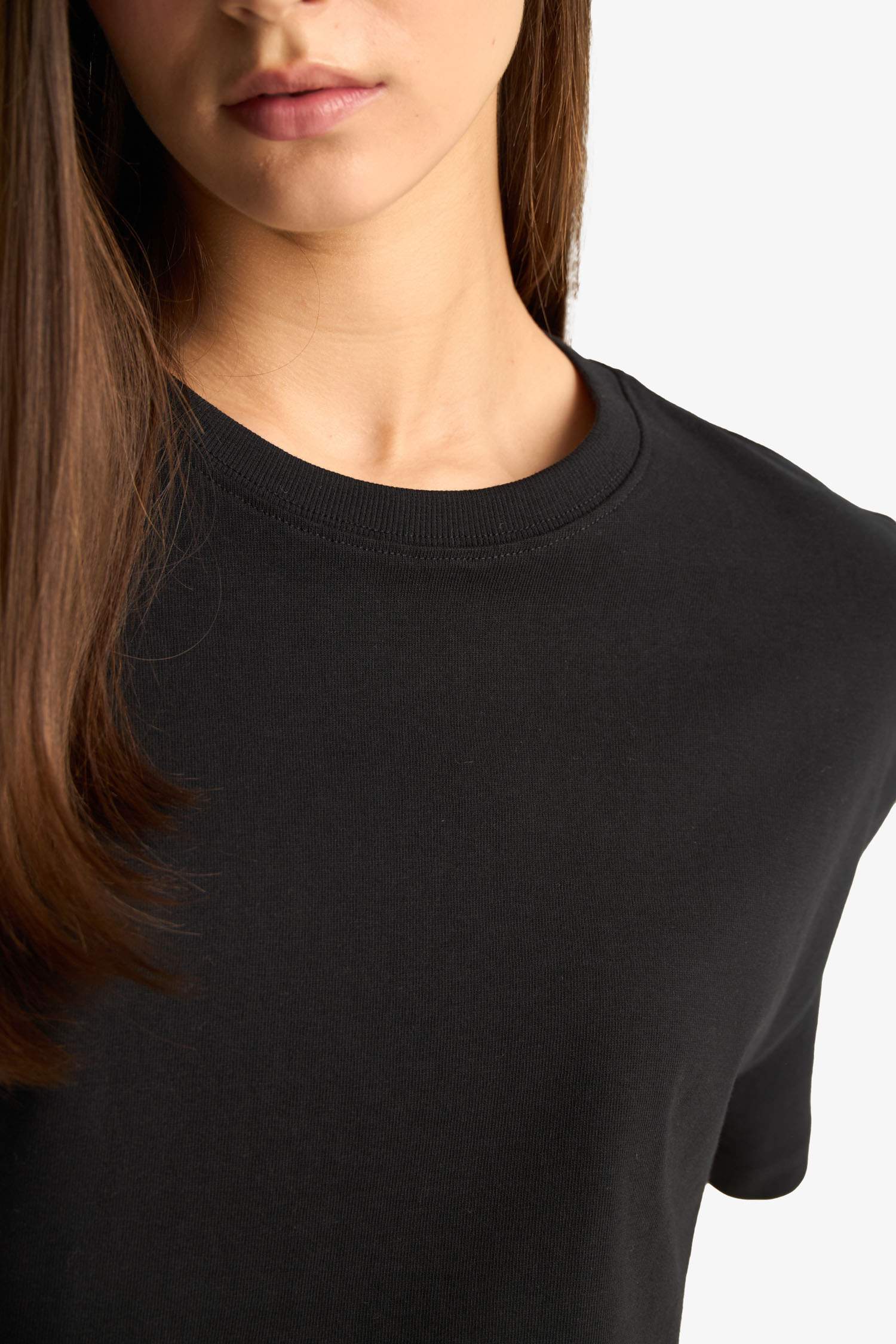 Oversize Wide Pattern Crew Neck Short Sleeve T-Shirt