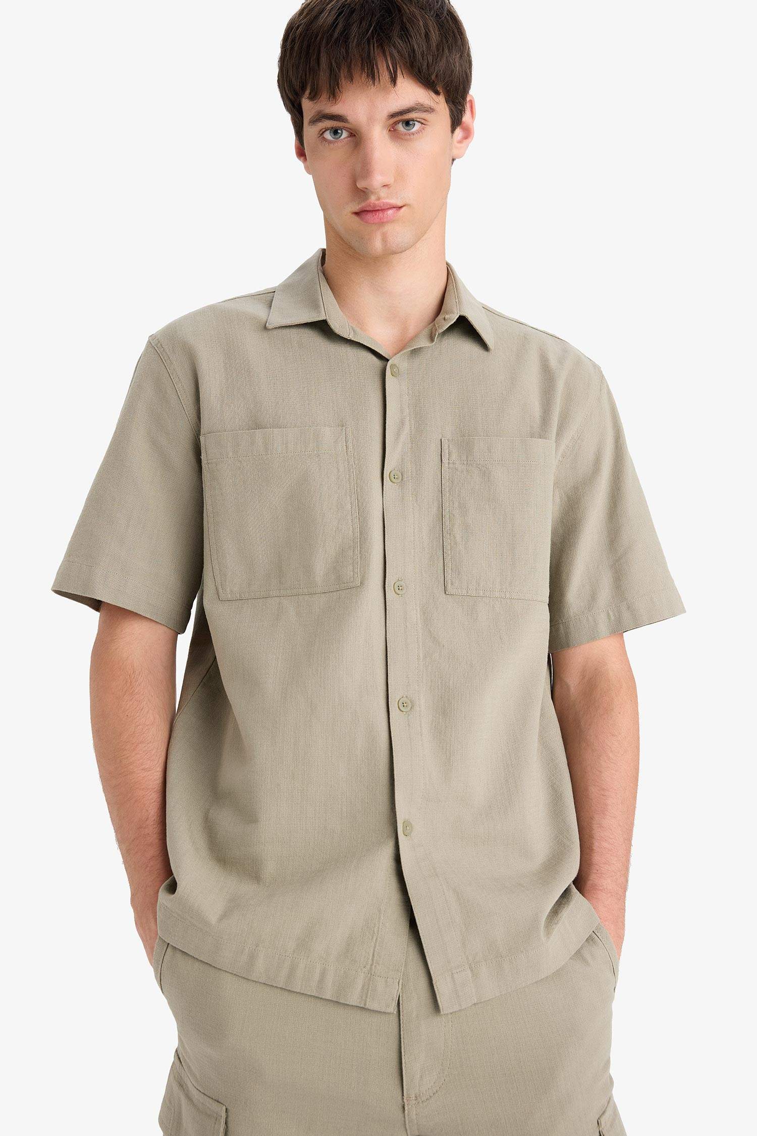 Relax Fit Summer Short Sleeve Shirt