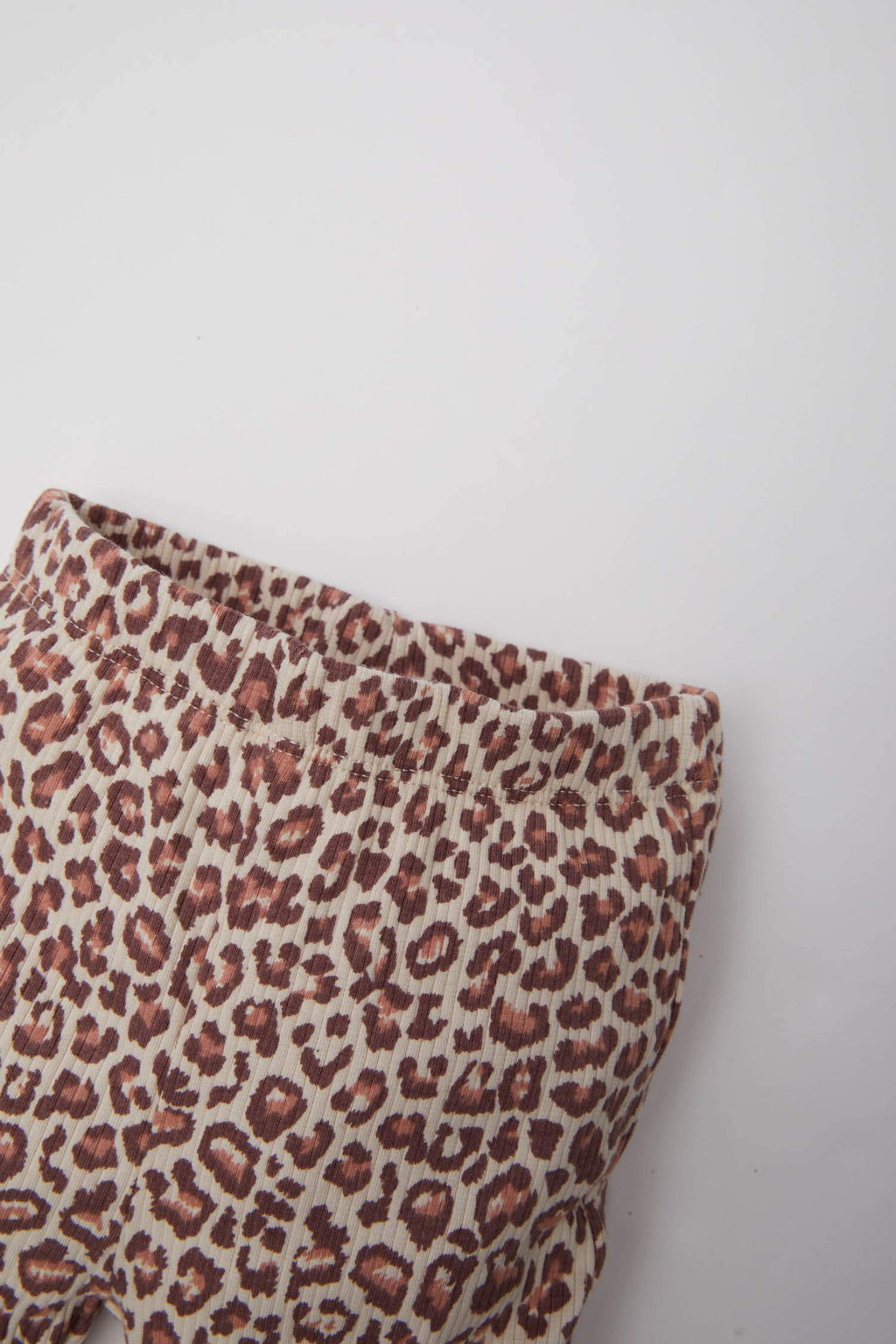 Baby Girl Leopard Patterned Corduroy Leggings