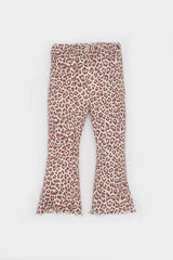 Baby Girl Leopard Patterned Corduroy Leggings