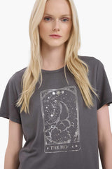 Regular Fit Crew Neck Printed Short Sleeve T-Shirt