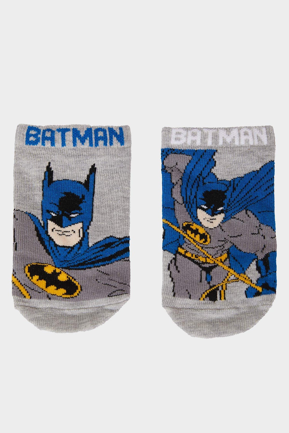 Boys Batman 2-Pack Cotton Ankle Socks