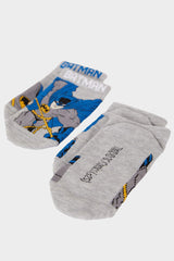 Boys Batman 2-Pack Cotton Ankle Socks