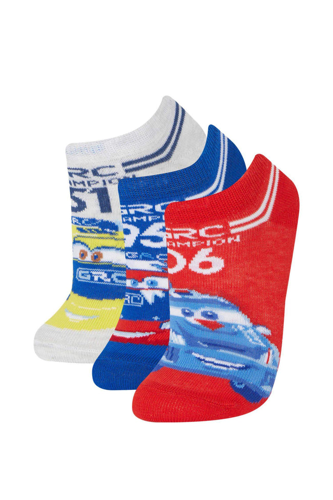 Cars 3-Pack Cotton Ankle Socks For Boys Hover Image