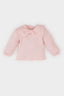 Baby Girl Large Collar Muslin Long Sleeve Shirt