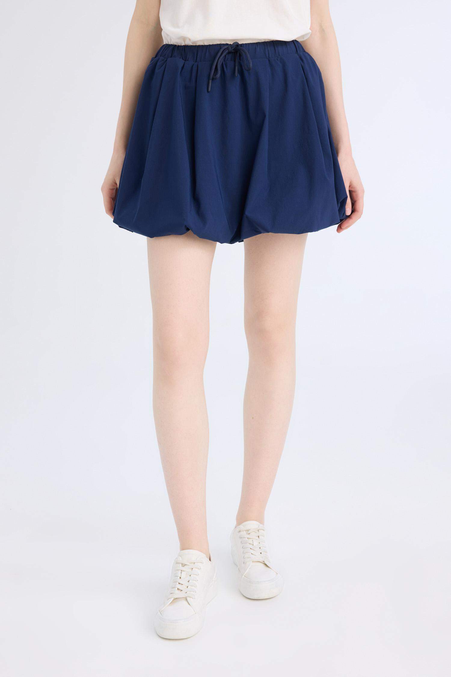 Coool Balloon Fit Normal Waist Bengalin Mini Skirt