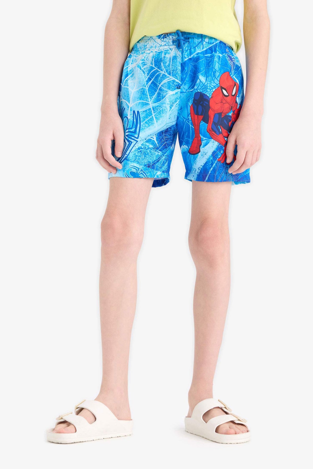 Boy Regular Fit Spiderman Licensed Swim Shorts