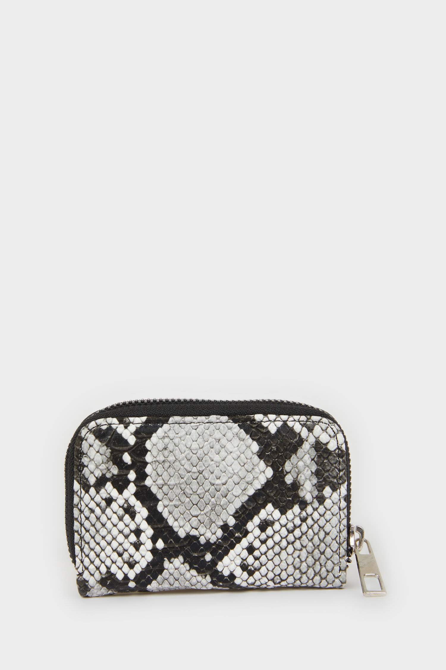 Women's Snake Pattern Zippered Coin Wallet