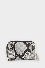 Women's Snake Pattern Zippered Coin Wallet
