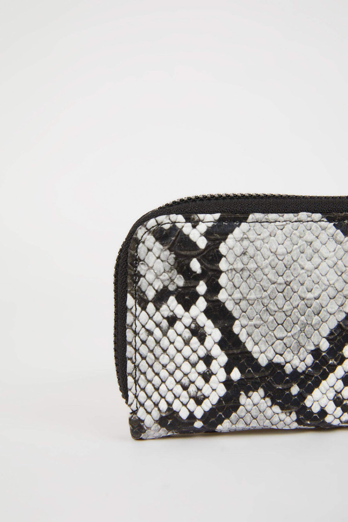 Women's Snake Pattern Zippered Coin Wallet