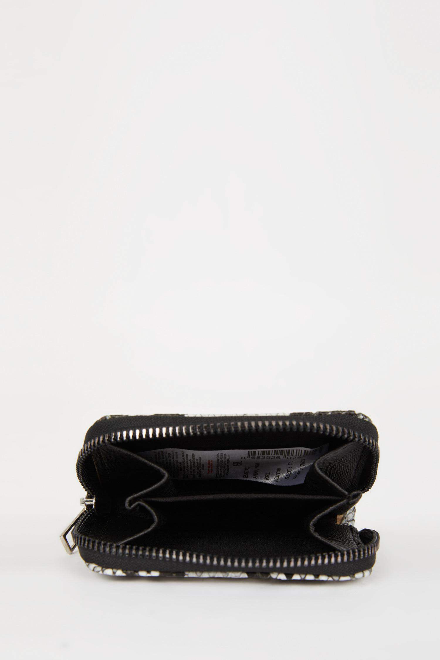 Women's Snake Pattern Zippered Coin Wallet