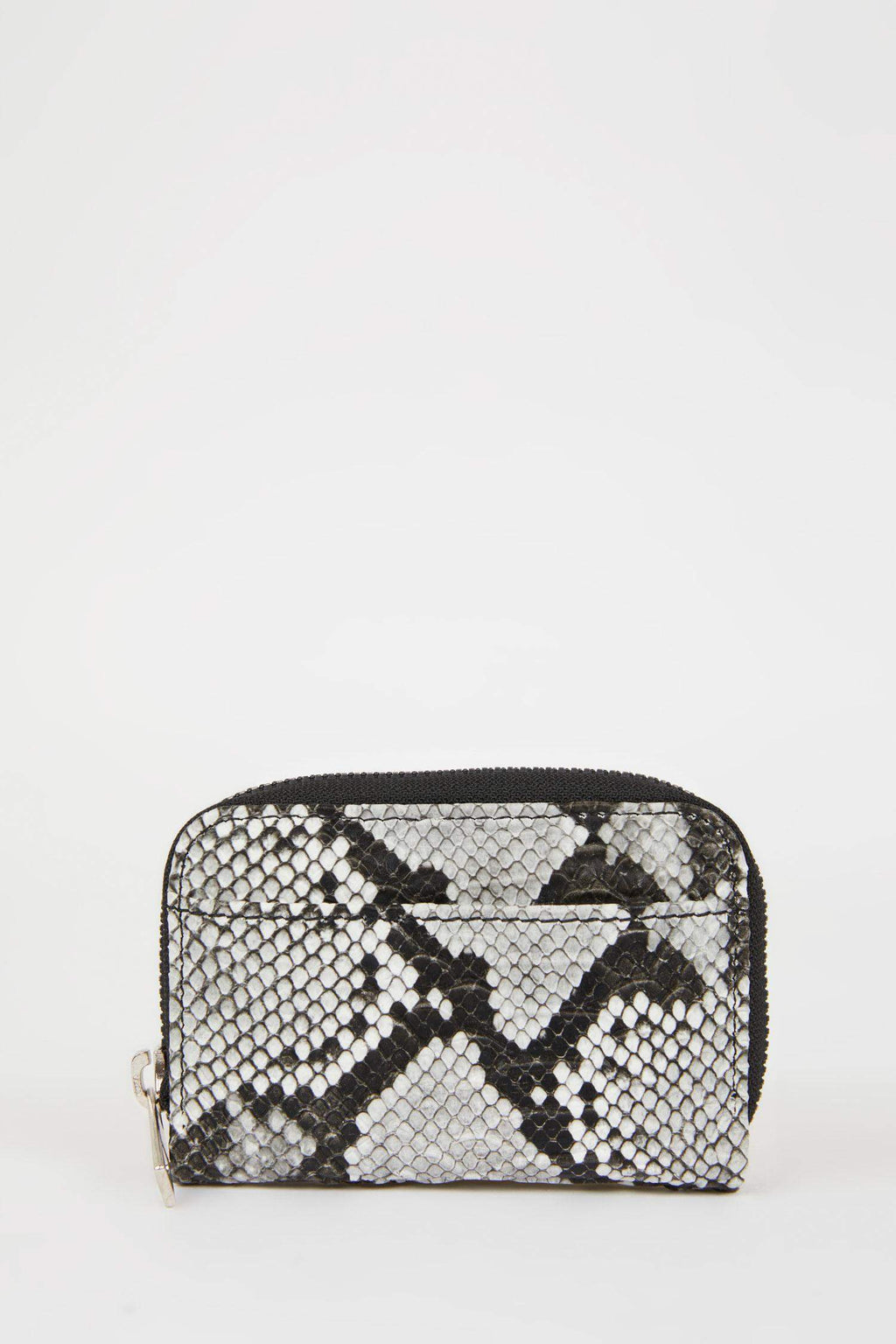 Women's Snake Pattern Zippered Coin Wallet