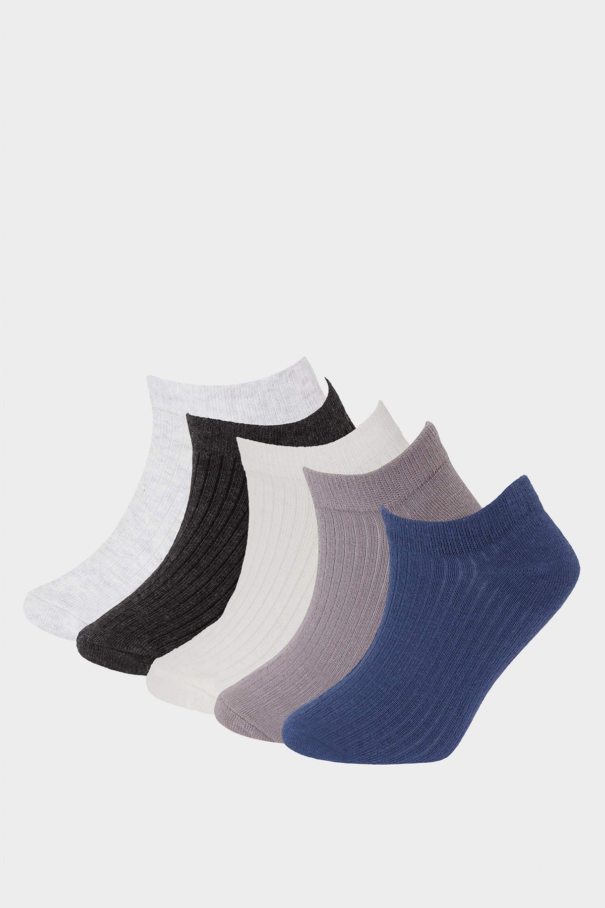 Boys' 5-Pack Cotton Ankle Socks