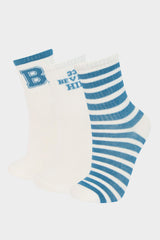 Boys Comfortable Elastic 3-Pack Cotton Long Socks