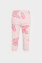 Baby Girl Regular Fit Butterfly Pattern Leggings