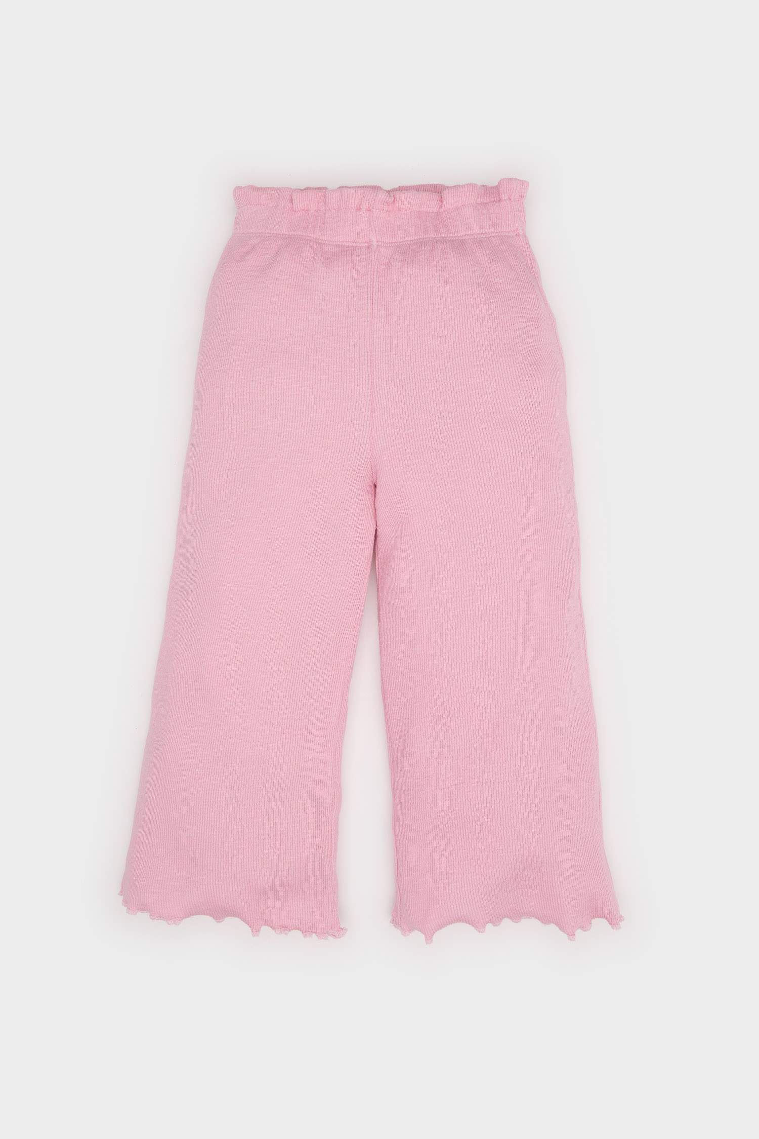 Baby Girl Wide Leg Wide Pleated Legs Eyelash Pants