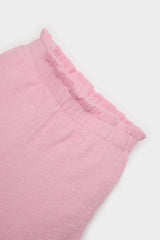 Baby Girl Wide Leg Wide Pleated Legs Eyelash Pants