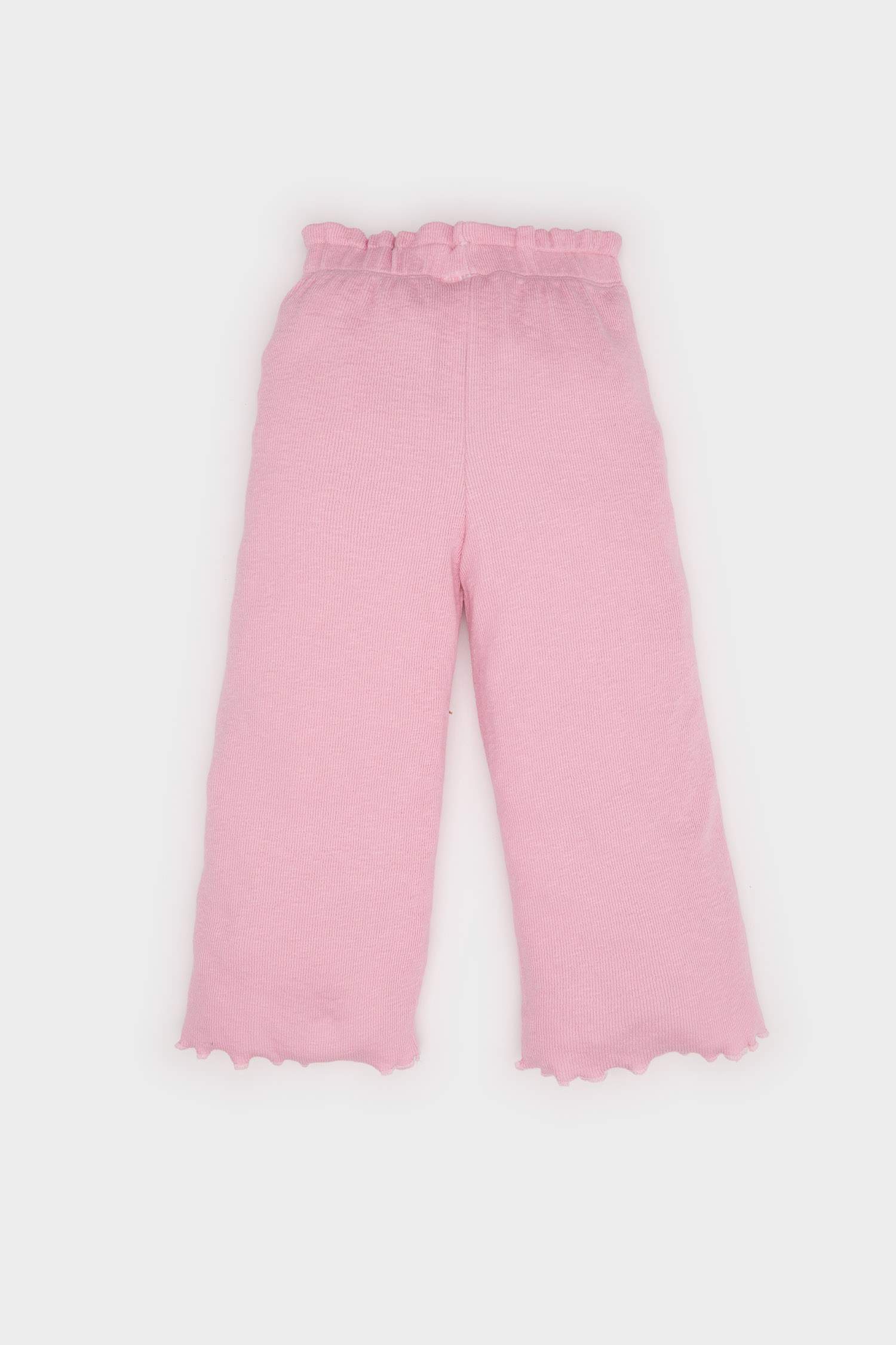 Baby Girl Wide Leg Wide Pleated Legs Eyelash Pants
