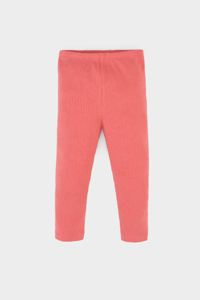 Girl Baby 2 Pcs Set Heart Printed Long Sleeve T-shirt Waist Rubber Bottom Main Image