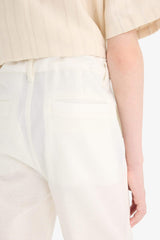 Boy Carrot Fit Standard Leg Linen Look Trousers