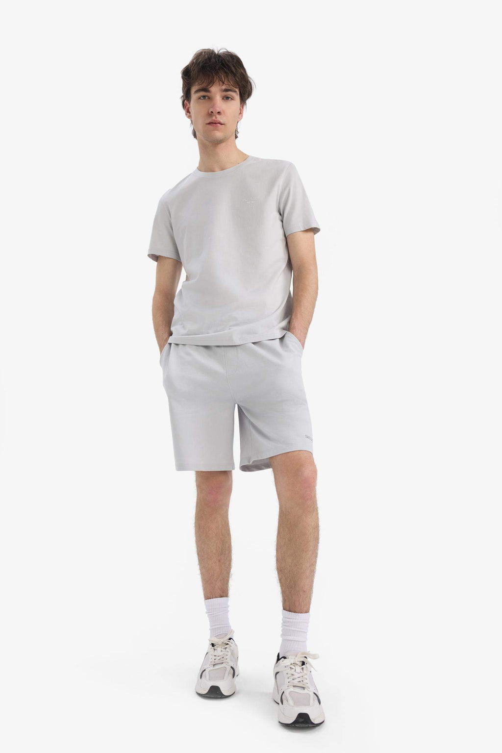 Tight Leg Shorts with Tie Waist