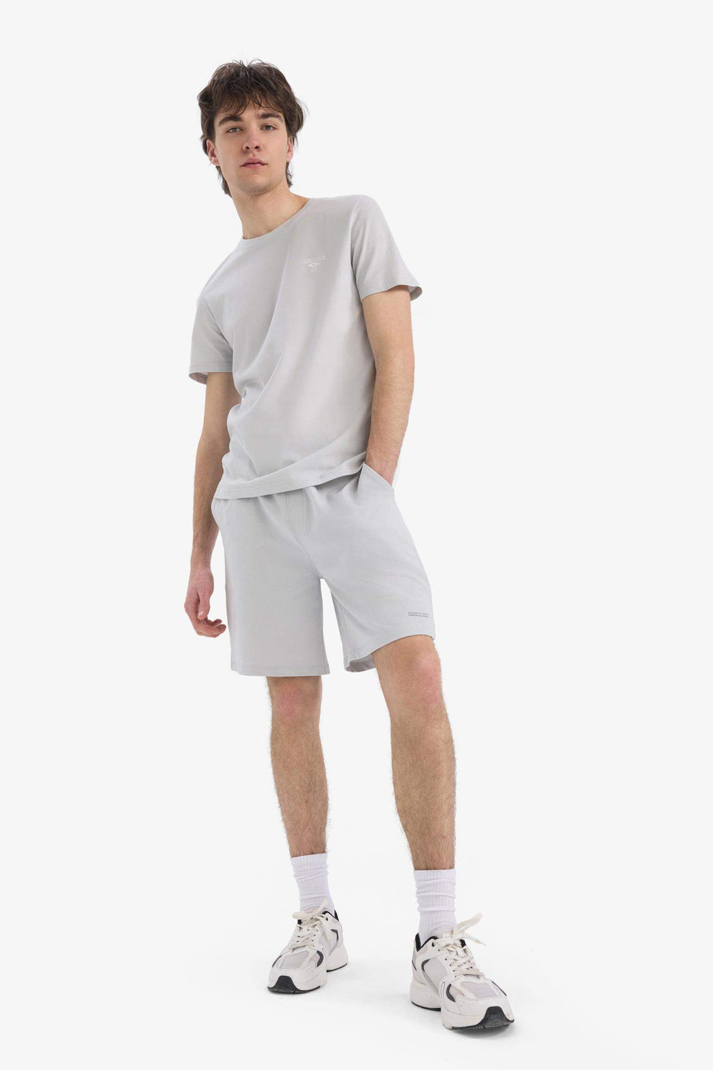 Tight Leg Shorts with Tie Waist