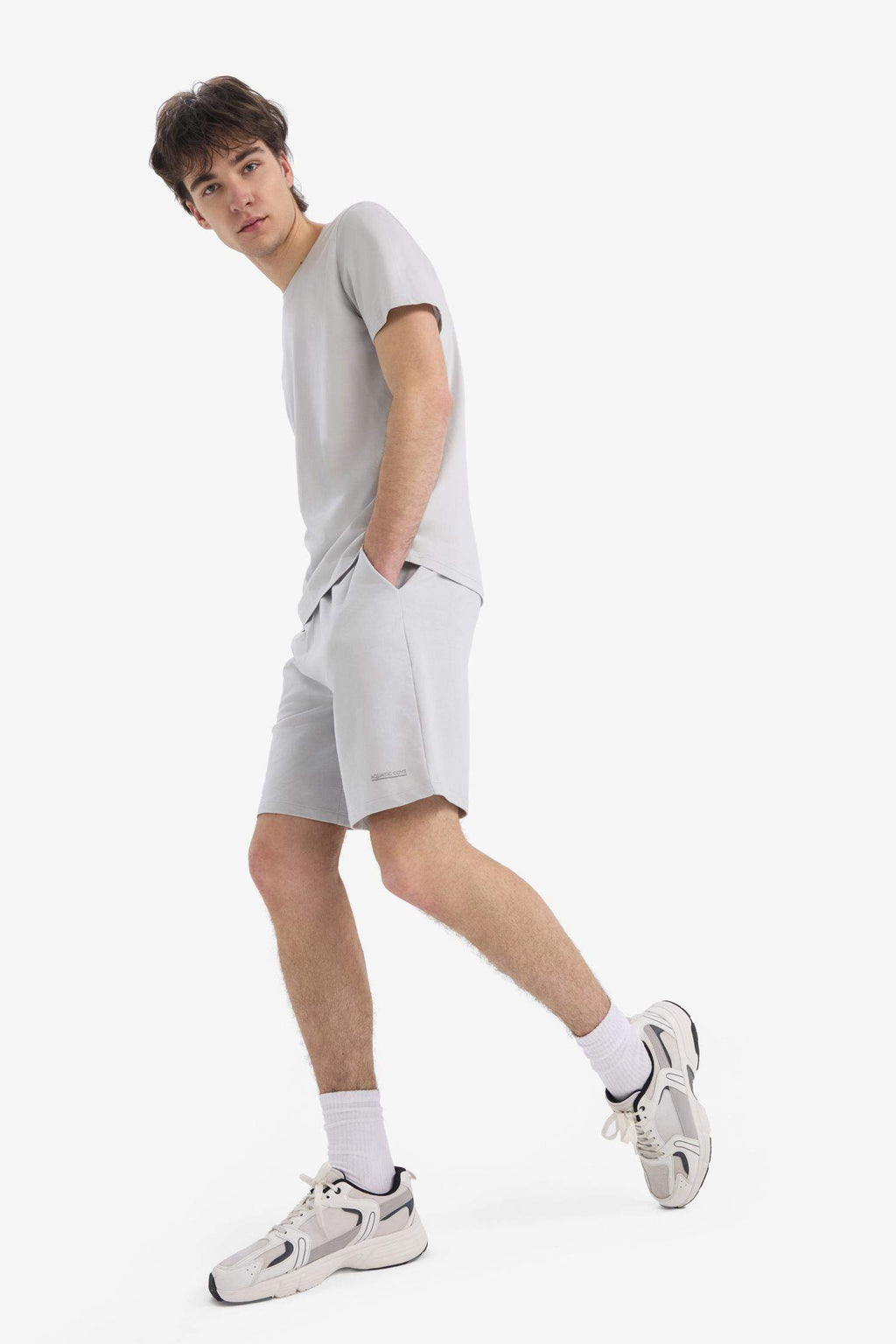 Tight Leg Shorts with Tie Waist