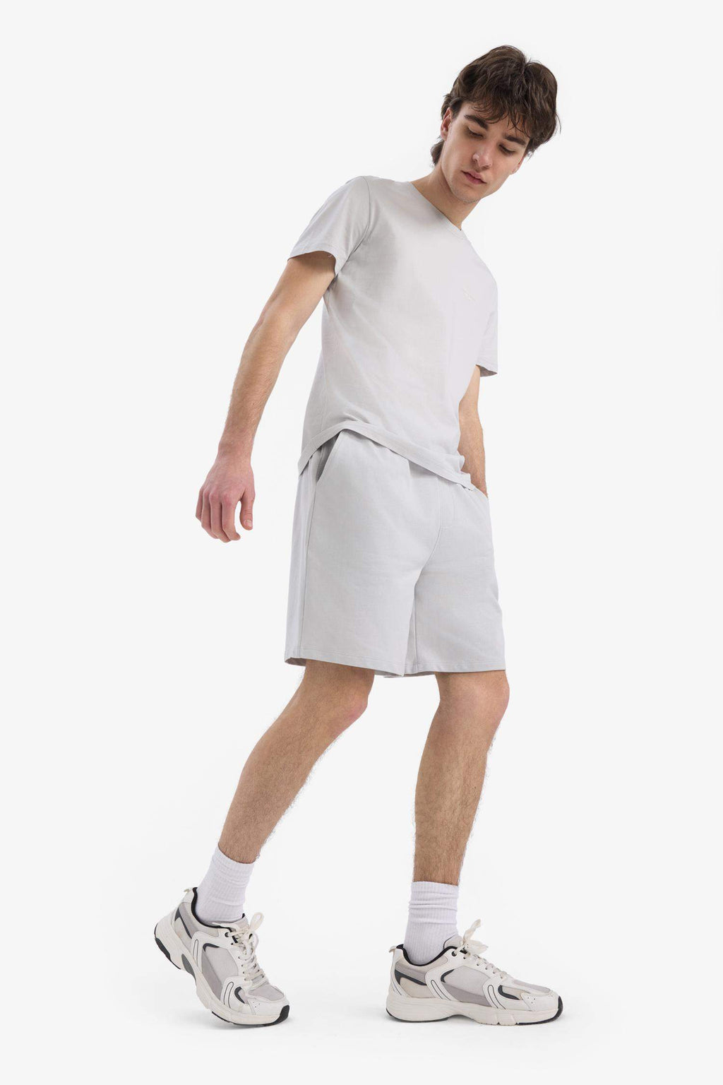 Tight Leg Shorts with Tie Waist