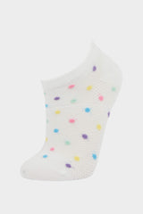 Girls 5-Pack Cotton Ankle Socks
