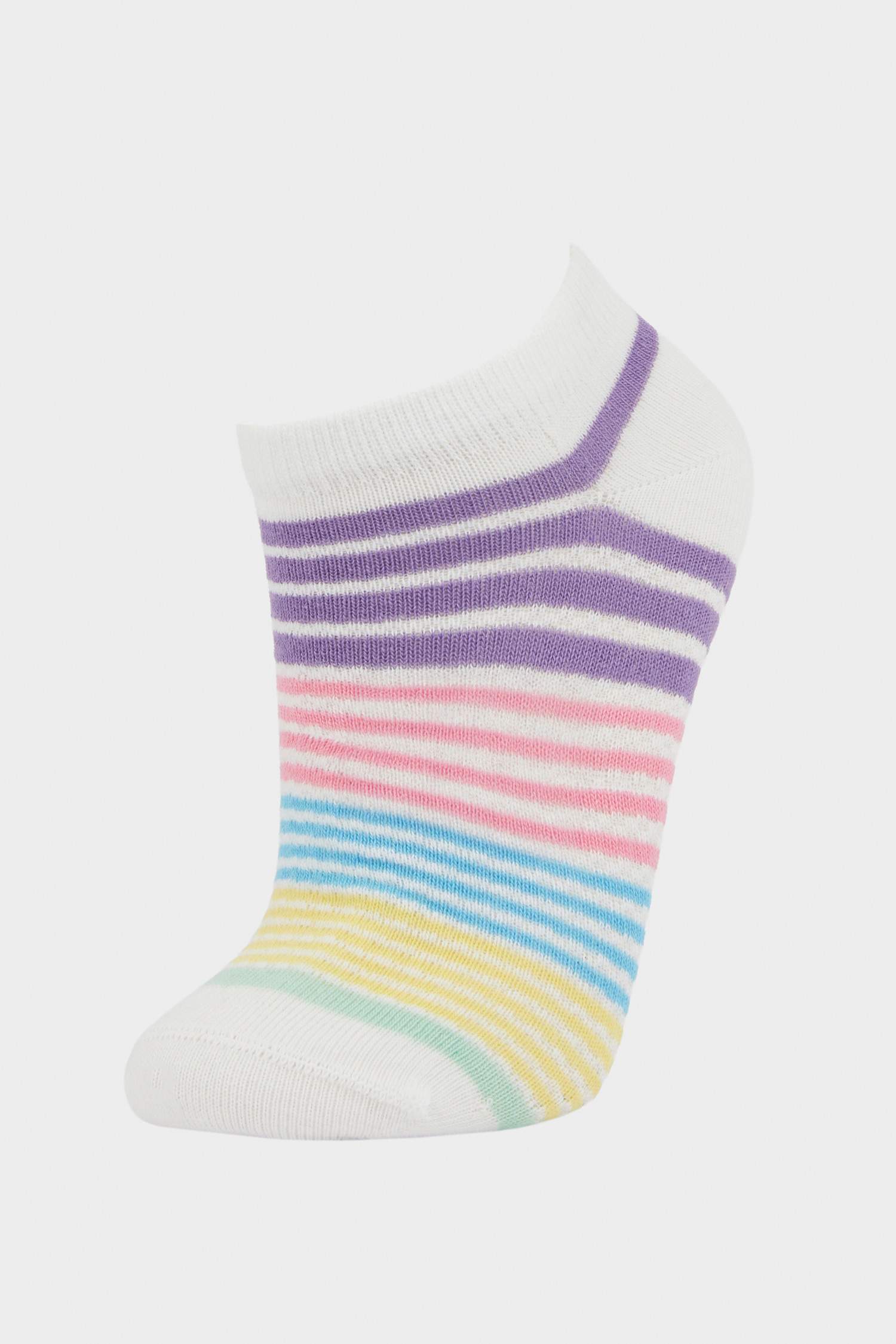 Girls 5-Pack Cotton Ankle Socks