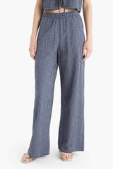 Wide Leg Normal Waist Trousers