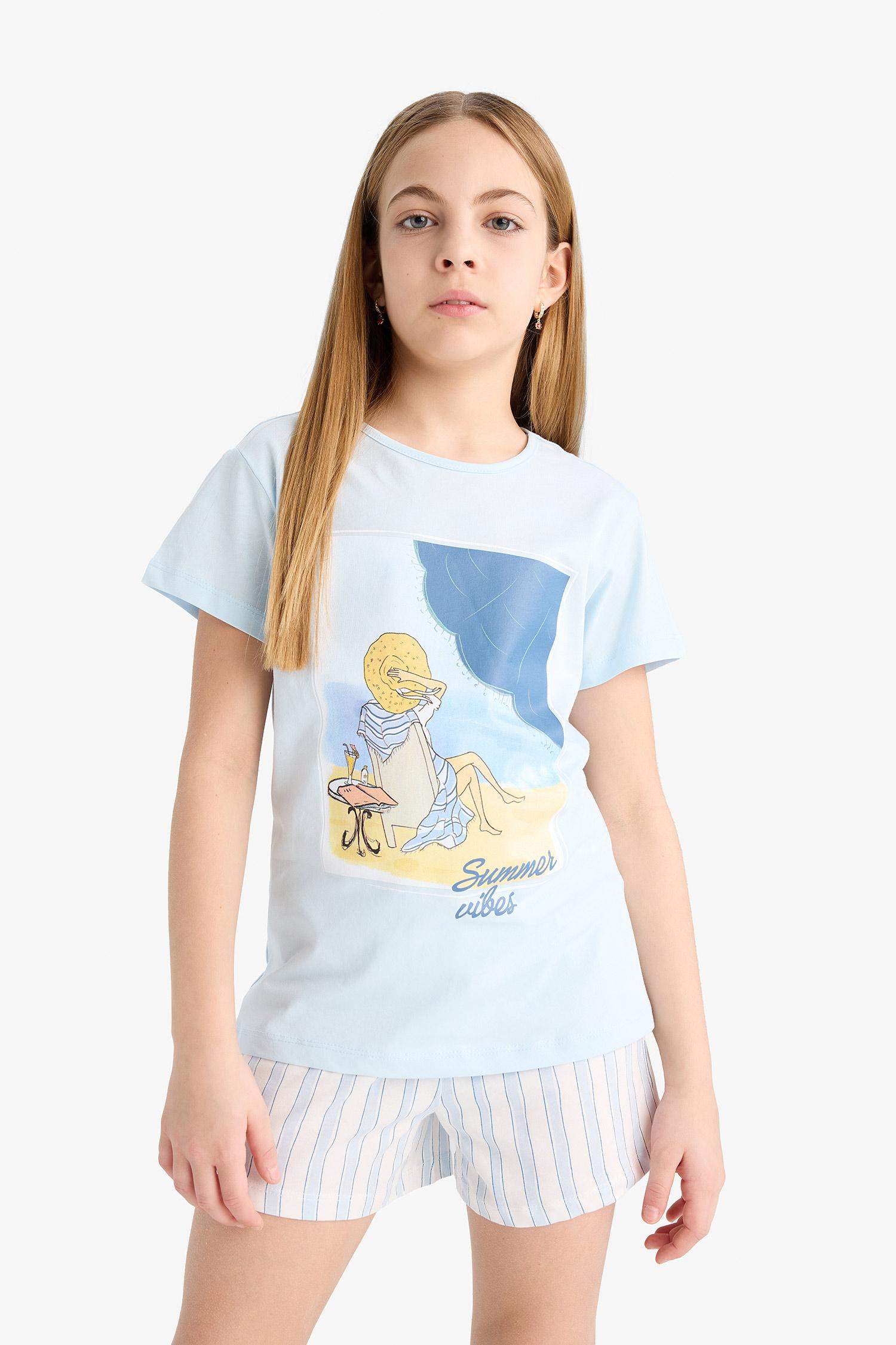 Girl Regular Fit 2 Piece Pajama Set