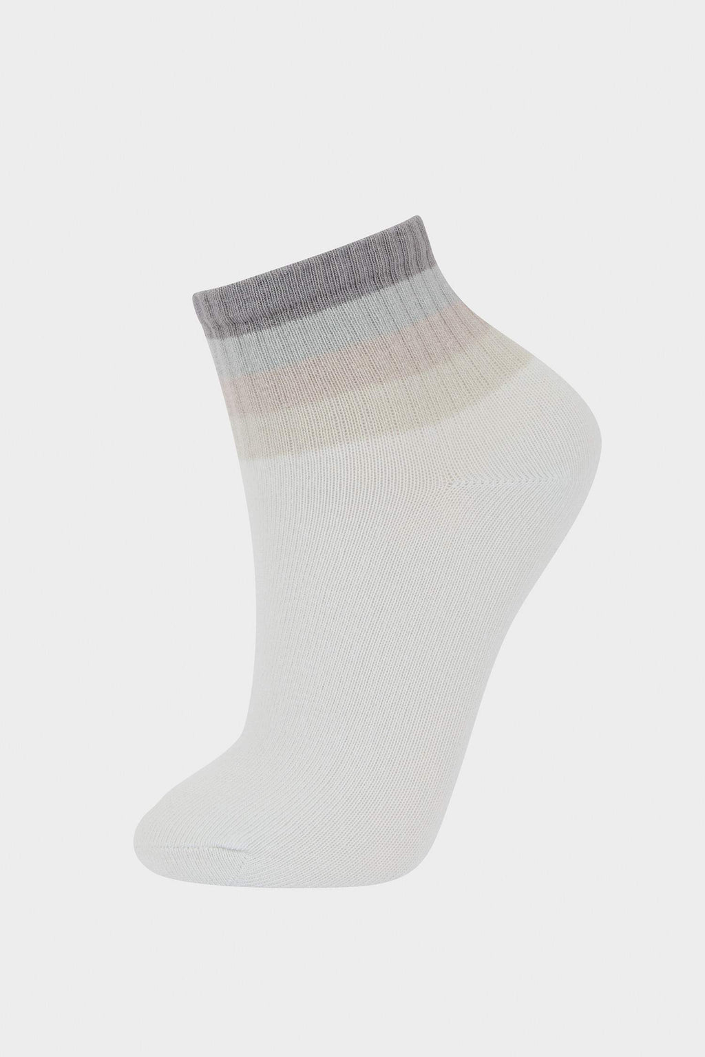 Girl Child 3 Pcs Cotton Long Socks with Comfortable Rubber