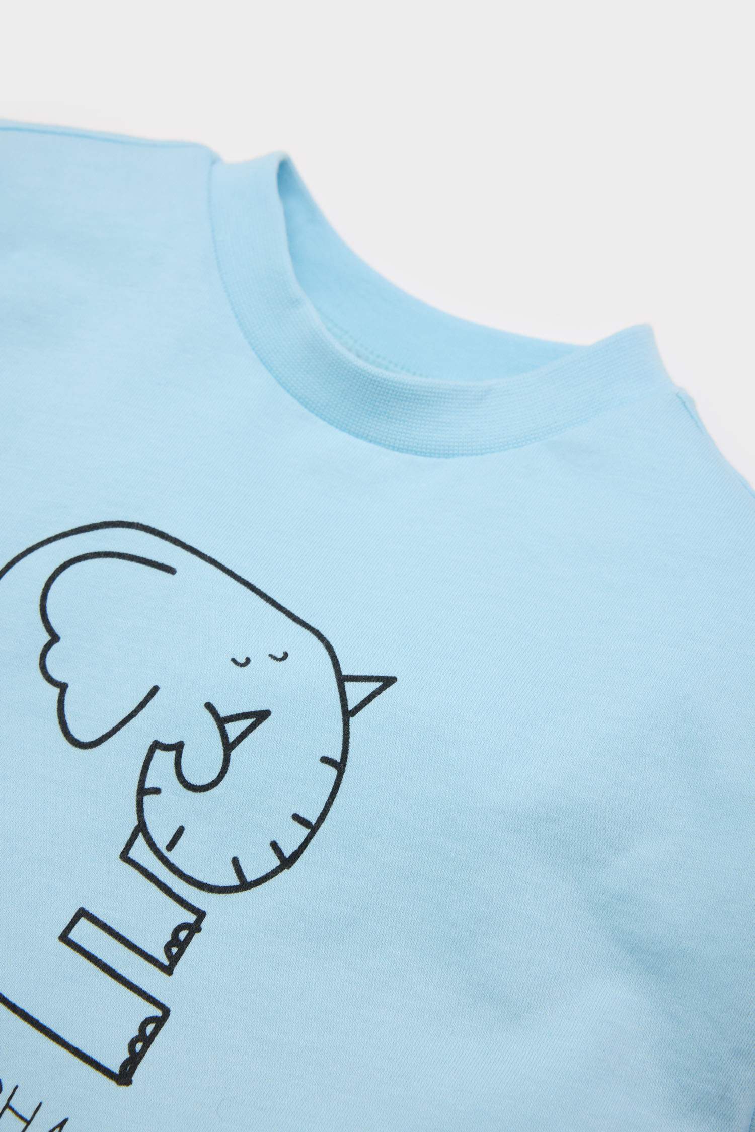 Baby Boy Newborn Printed Cotton 2 Piece T-Shirt