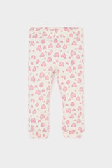 Baby Girl Leopard Patterned Corduroy Snap Body Bottom 2 Piece Set