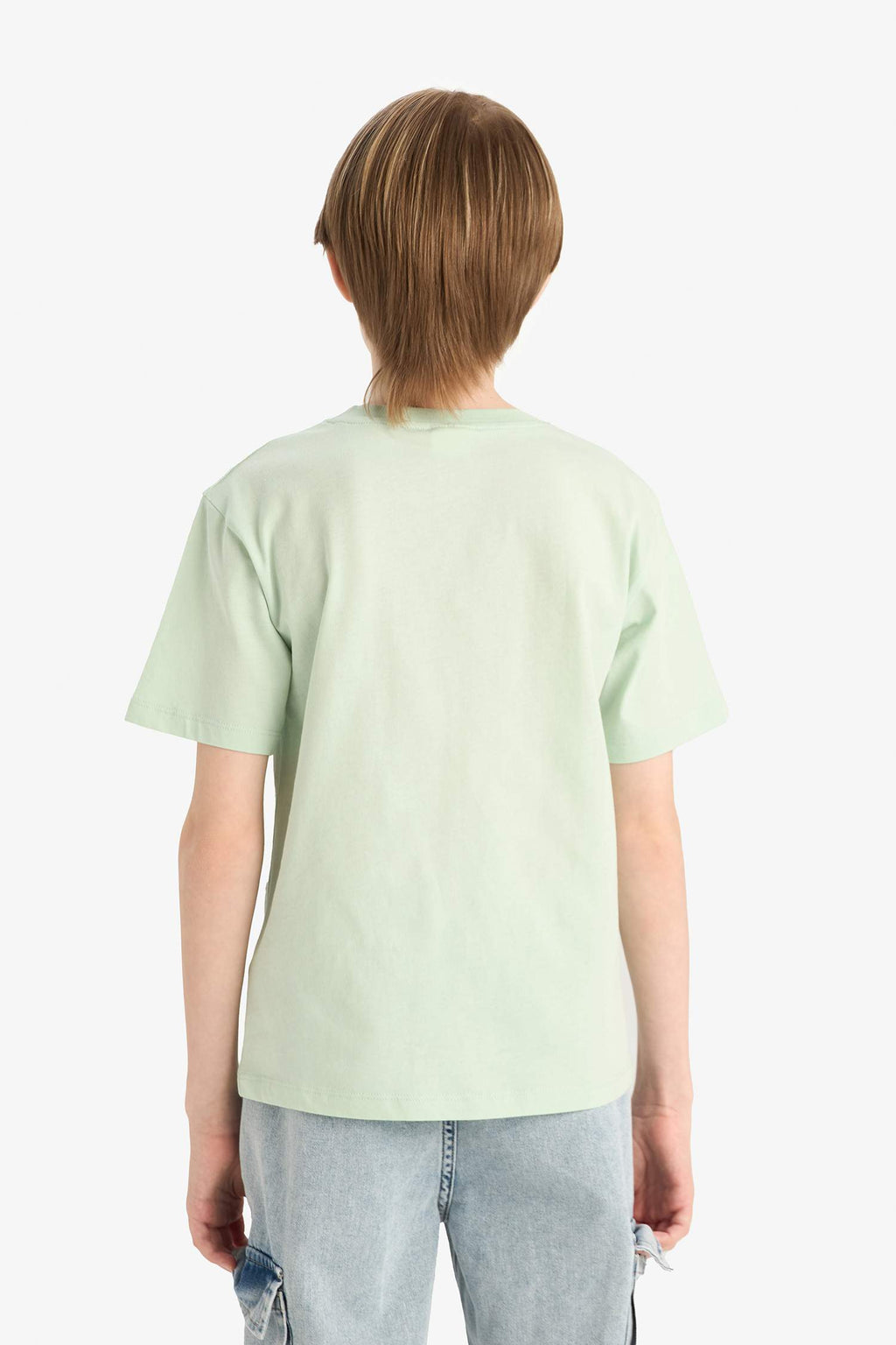 Boy Crew Neck Printed Short Sleeve T-Shirt