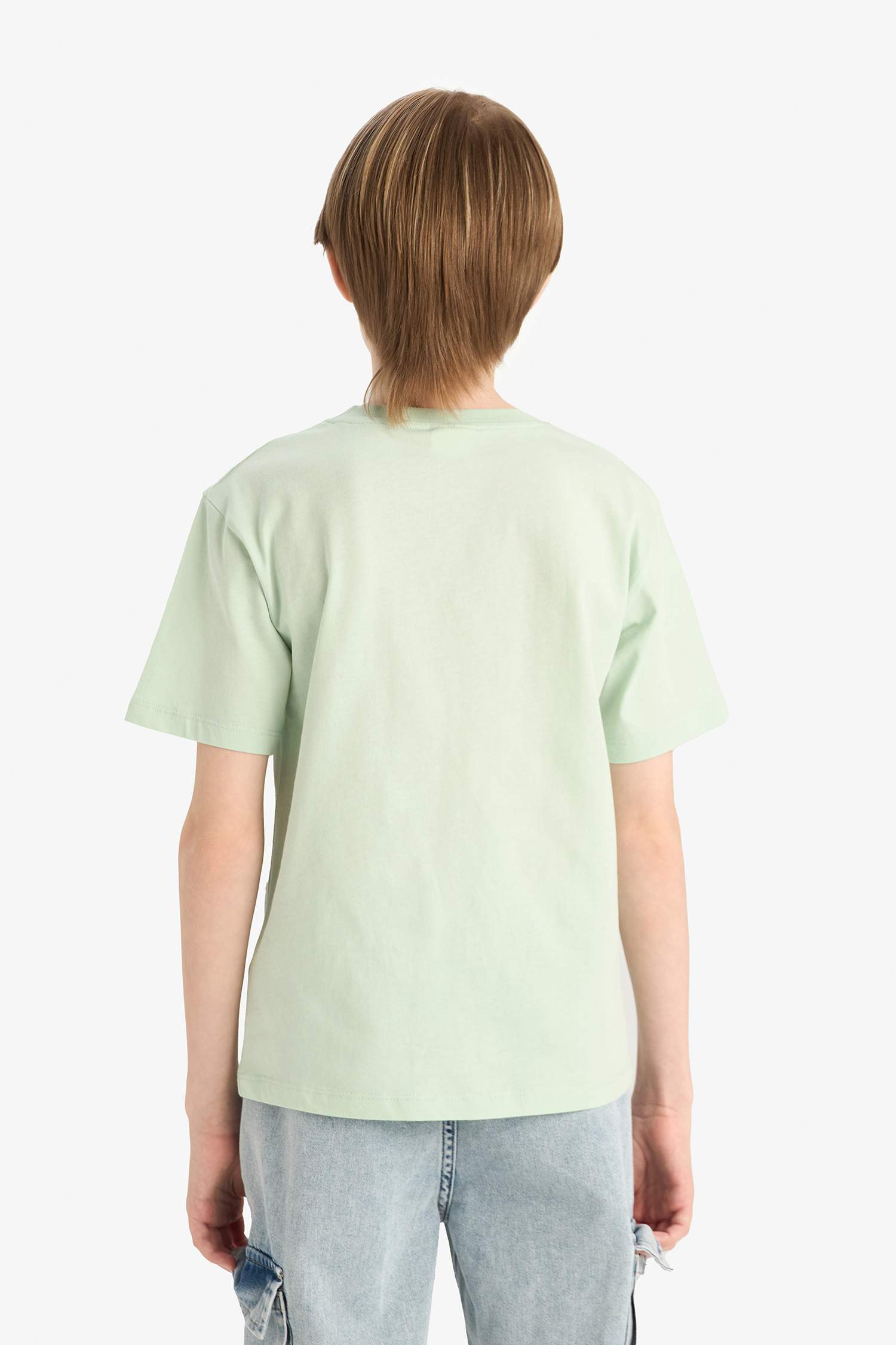 Boy Crew Neck Printed Short Sleeve T-Shirt