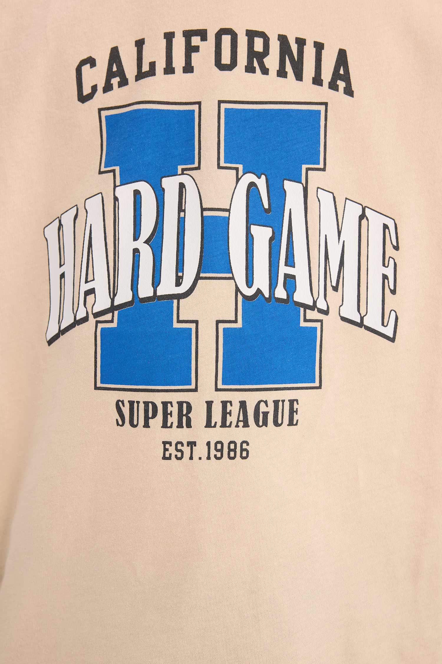 Boys Crew Neck Printed Short Sleeve T-Shirt