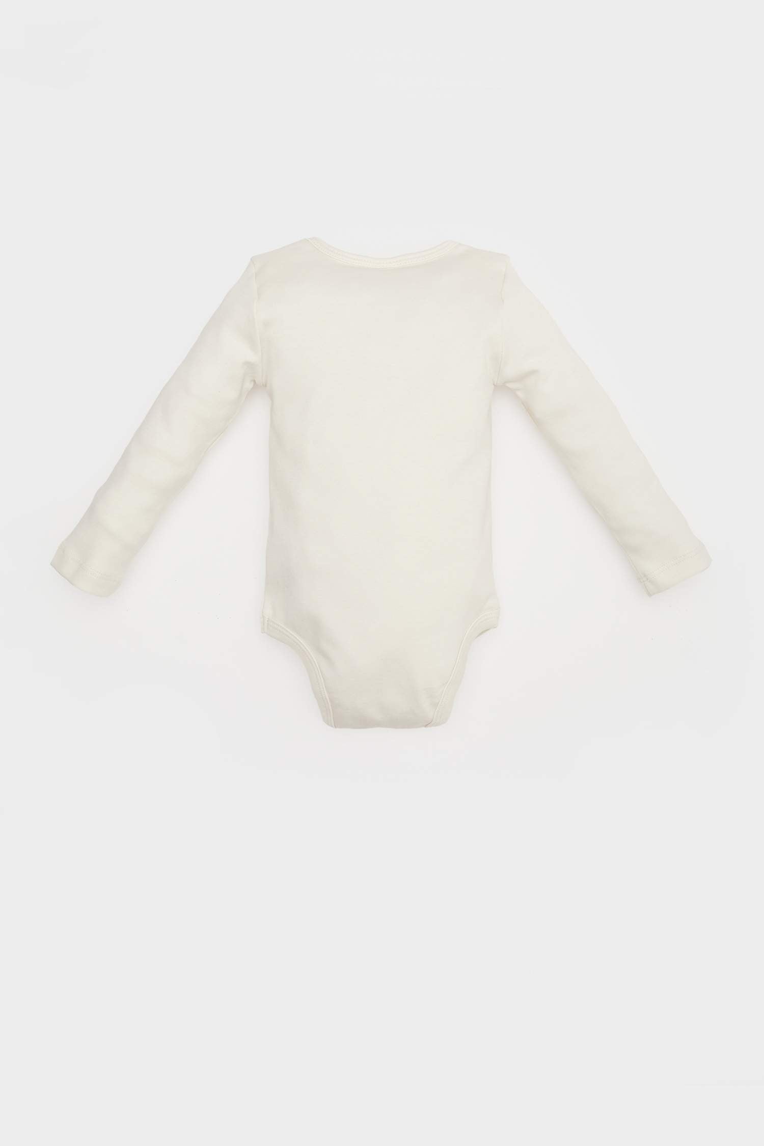 Baby Girl Newborn Crew Neck Rainbow Printed Snap Body