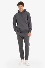 Regular Fit Basic Plain Jogger Sweatpants with Tied Waist, Pockets and Elasticated Legs