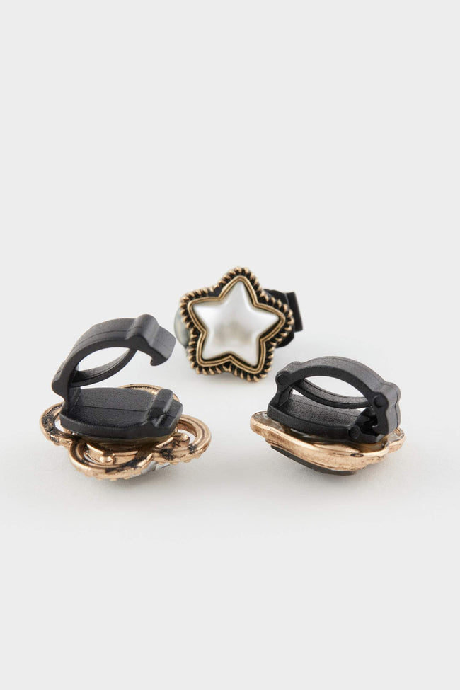 Women 5-Piece Stone Detailed Slipper Ornament Main Image