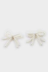 Women's Pearl Ribbon Slippery Ornament
