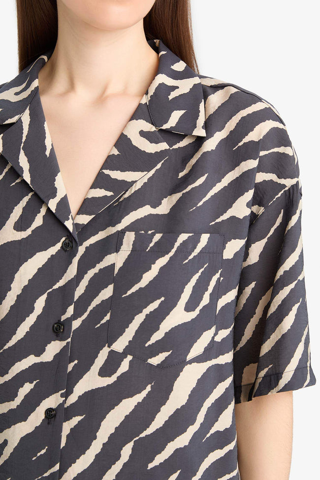 Carrot Fit Modal Fabric Pants Double Pocket High Waist Straight Leg Main Image