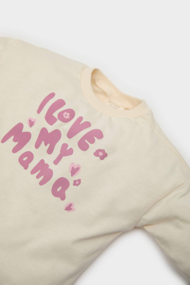 Baby Girl 2 piece Long Sleeve Snap Body Main Image