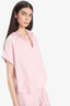 Regular Fit Shirt Collar Short Sleeve Blouse