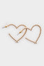 Women's Heart Gold Earrings
