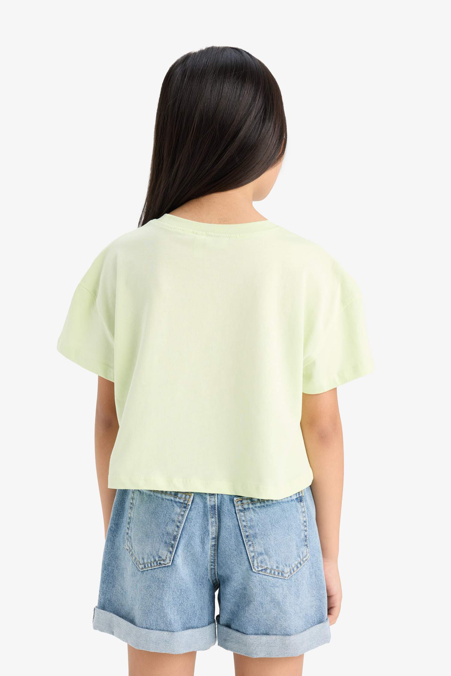 Girls We Bare Bears Crew Neck Short Sleeve T-Shirt