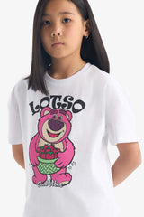 Girls Toy Story Relax Fit Crew Neck Short Sleeve T-Shirt